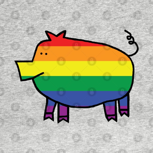 Pride Pig by ellenhenryart